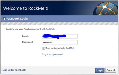 rockmelt-login